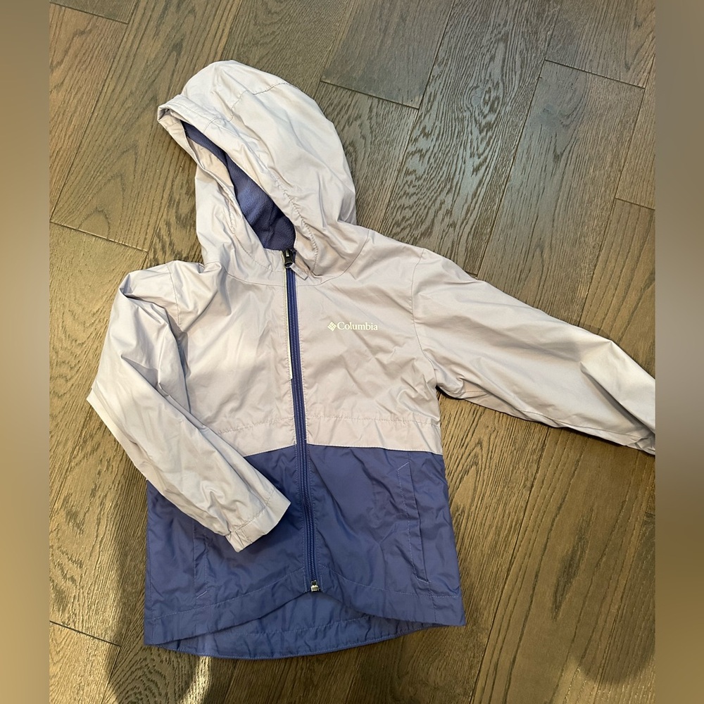 Girls Columbia rain jacket